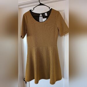 H&M Mustard Mini Dress